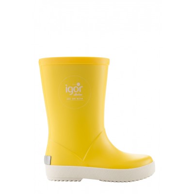 Утеплені гумові чоботи Igor Shoes жовті