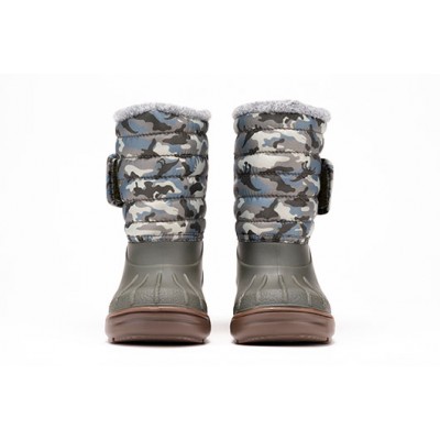 Чоботи гумові утеплені дутики Topo Ski Camo хакі