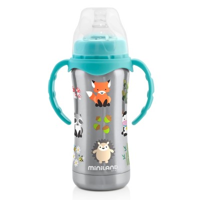 Термопляшечка з соскою Тhermobaby Silver