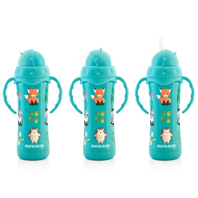  Термопоїльник с трубочкою Miniland  Thermokid Aqua