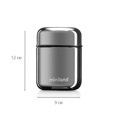 Термос харчовий Miniland Mini Deluxe Silver 280 мл