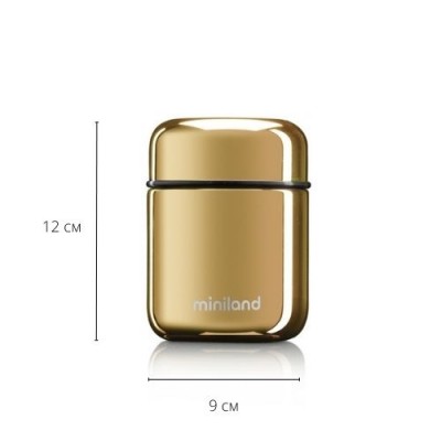 Термос харчовий Miniland Mini Deluxe Gold 280 мл