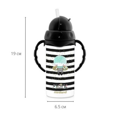 Термопоїльник з трубочкою Miniland Thermokid Magical 240 мл.
