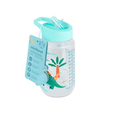 Поїльник-непроливайка з трубочкою 450 мл Miniland Jurassic Dinosaur