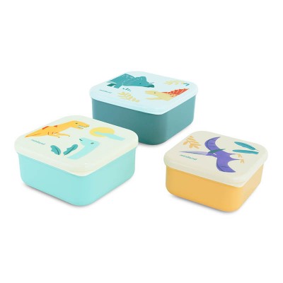 Набір з 3 контейнерів для їжі Jurassic 250 мл, 350 мл та 540 мл Набір з 3 контейнерів для їжі Jurassic 250 мл, 350 мл та 540 мл