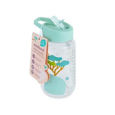 Поїльник-непроливайка з трубочкою 450 мл Miniland Jungle