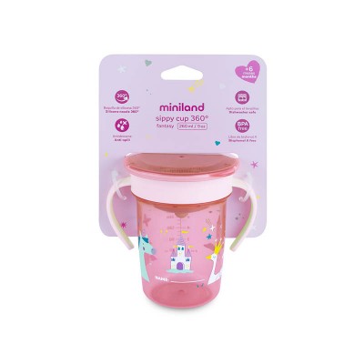 Навчальний поїльник Miniland Baby Fantasy 360