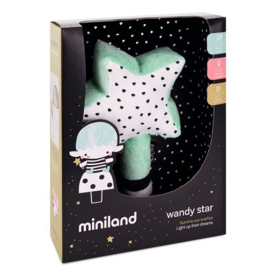 Нічник іграшка з детектором плачу Miniland Wandy Star