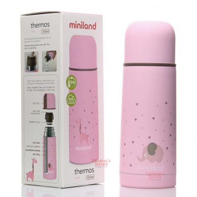 Термос для рідин Miniland Silky Thermos 350 мл рожевий
