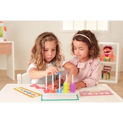 Набір Miniland Educational для сортування та рахунку на світловому столі