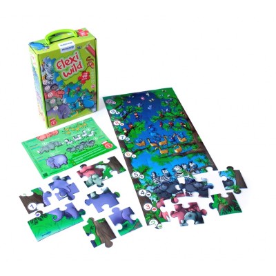 Навчальний великий пазл Flexi Wild Maxipuzzle (уцінка)