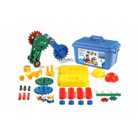 Конструктор з шестернями Junior Engineer Gears (62 деталі) в пласт.контейнері