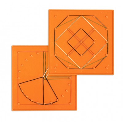 Набір математичних планшетів Geoboard Set 15 см