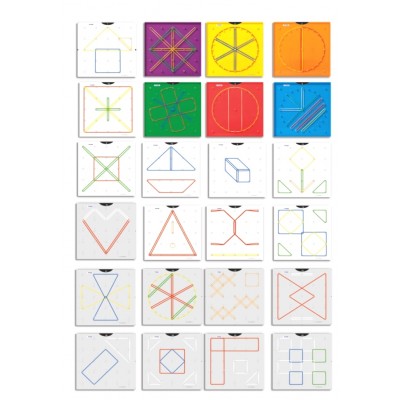 Набір математичних планшетів Geoboard Set 15 см