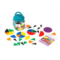 Набір для вивчення дробів Fraction Set (60 елементів)