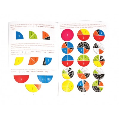 Набір для вивчення дробів Fraction Set (60 елементів)