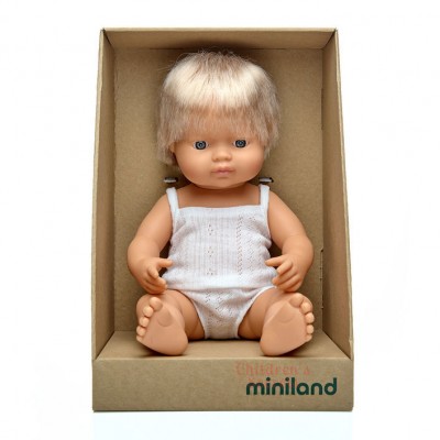 Лялька Miniland хлопчик європеєць 38 cм